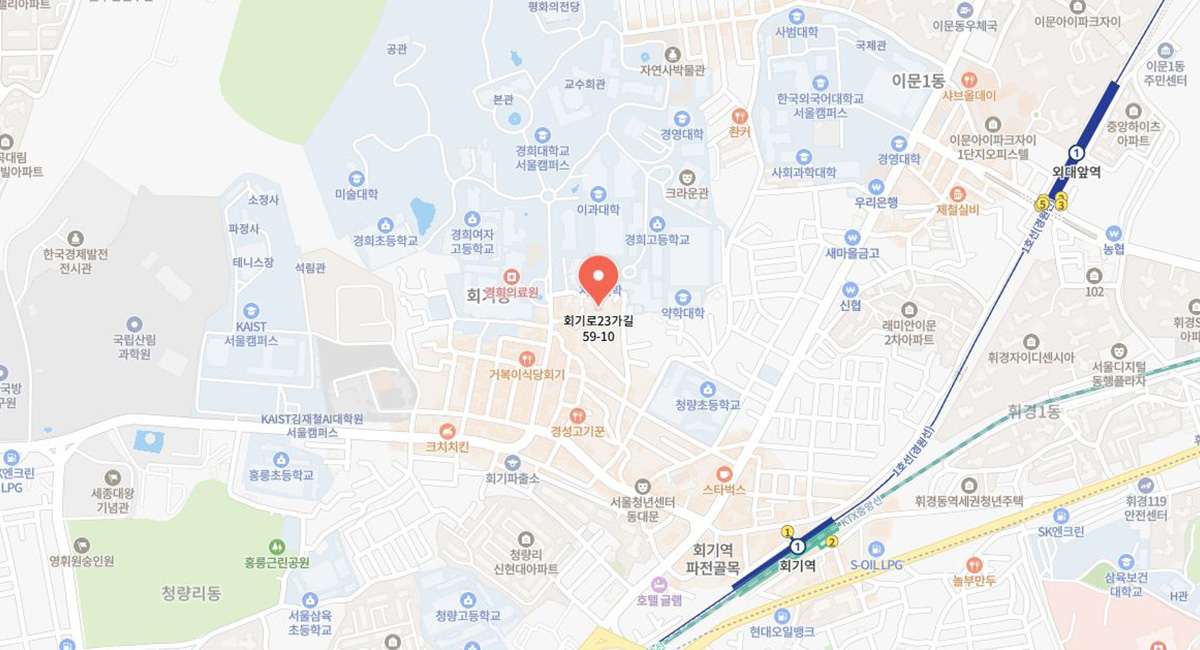 수림재가복지센터 네이버 지도 위치
